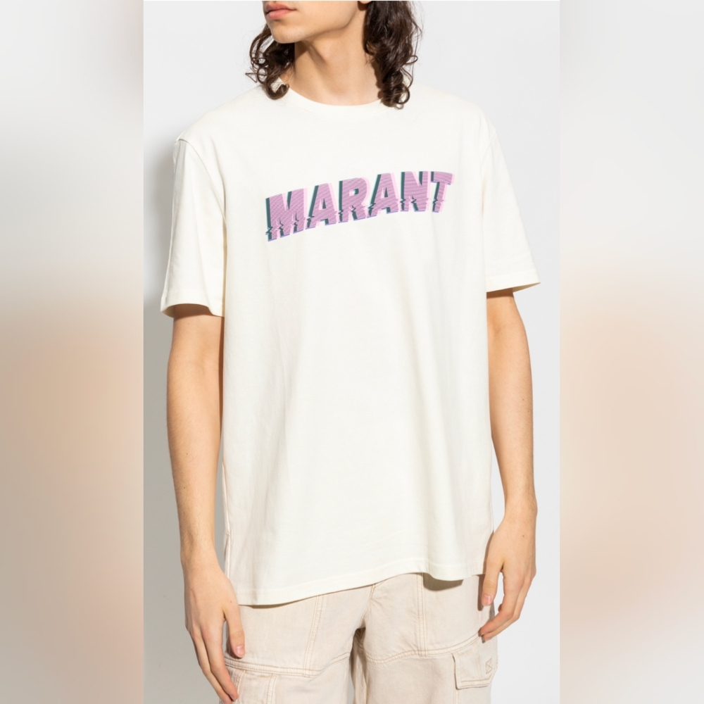 Isabel Marant etoile Edwige logo t shirt, M